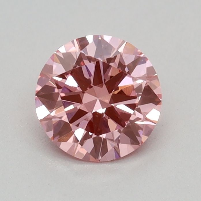 Loose Diamond - ROUND 0.35ct Fancy Vivid Pink VS1: Loose Diamond - ROUND 0.35ct Fancy Vivid Pink VS1 Source: This is a real non-mined Diamond that has been grown in a lab Shape: ROUND Carats: 0.35 Color: Fancy Vivid Pink Certification: IGI Video: