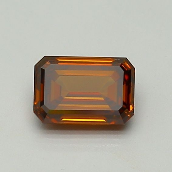 Loose Diamond - EMERALD 1.03ct Fancy Deep Orange VVS2 (1 of 1)