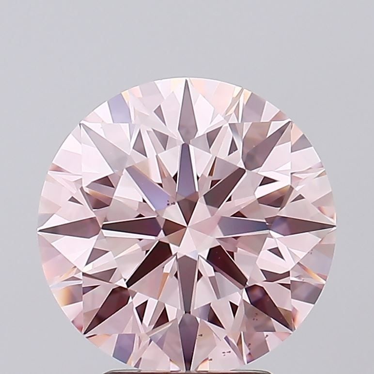Ideal Loose Diamond - ROUND 3.99ct Fancy Pink VS2: Ideal Loose Diamond - ROUND 3.99ct Fancy Pink VS2 Source: This is a real non-mined Diamond that has been grown in a lab Shape: ROUND Carats: 3.99 Color: Fancy Pink Certification: IGI Video: