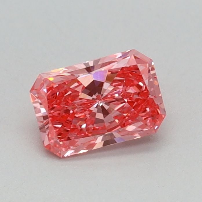 Loose Diamond - RADIANT 0.38ct Fancy Vivid Pink VVS2: Loose Diamond - RADIANT 0.38ct Fancy Vivid Pink VVS2 Source: This is a real non-mined Diamond that has been grown in a lab Shape: RADIANT Carats: 0.38 Color: Fancy Vivid Pink Certification: IGI Video: