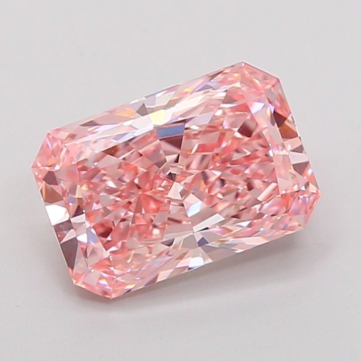 Loose Diamond - RADIANT 3.04ct Fancy Vivid Pink VS1: Loose Diamond - RADIANT 3.04ct Fancy Vivid Pink VS1 Source: This is a real non-mined Diamond that has been grown in a lab Shape: RADIANT Carats: 3.04 Color: Fancy Vivid Pink Certification: IGI Video: