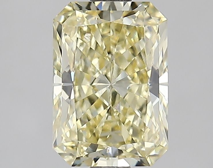 Loose Diamond - RADIANT 1.61ct Fancy Intense Yellow VS1: Loose Diamond - RADIANT 1.61ct Fancy Intense Yellow VS1 Source: This is a real non-mined Diamond that has been grown in a lab Shape: RADIANT Carats: 1.61 Color: Fancy Intense Yellow Certification: IGI