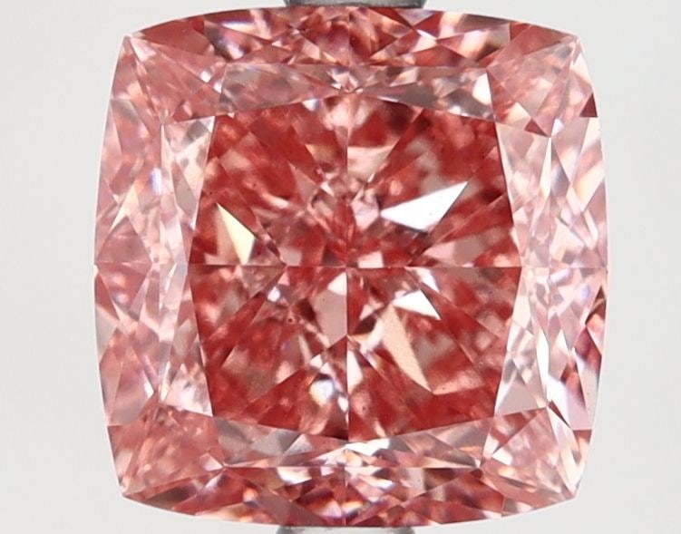 Loose Diamond - CUSHION MODIFIED 3.12ct Fancy Vivid Pink VS1: Loose Diamond - CUSHION MODIFIED 3.12ct Fancy Vivid Pink VS1 Source: This is a real non-mined Diamond that has been grown in a lab Shape: CUSHION MODIFIED Carats: 3.12 Color: Fancy Vivid Pink Certific