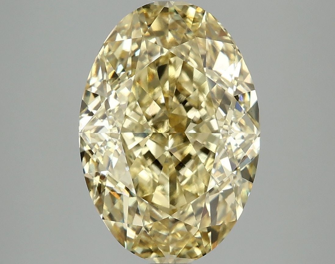 Loose Diamond - OVAL 5.08ct Fancy Intense Yellow VS1: Loose Diamond - OVAL 5.08ct Fancy Intense Yellow VS1 Source: This is a real non-mined Diamond that has been grown in a lab Shape: OVAL Carats: 5.08 Color: Fancy Intense Yellow Certification: IGI Video