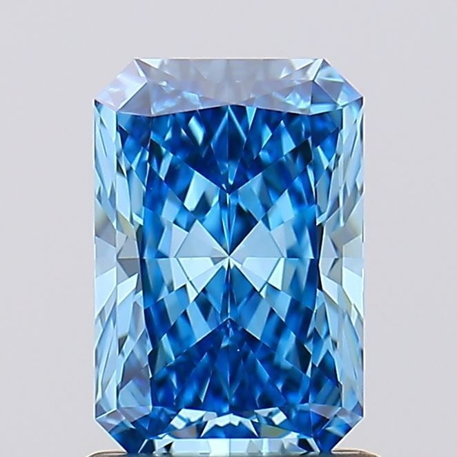 Loose Diamond - RADIANT 1.1ct Fancy Vivid Blue VVS2: Loose Diamond - RADIANT 1.1ct Fancy Vivid Blue VVS2 Source: This is a real non-mined Diamond that has been grown in a lab Shape: RADIANT Carats: 1.1 Color: Fancy Vivid Blue Certification: IGI Video: