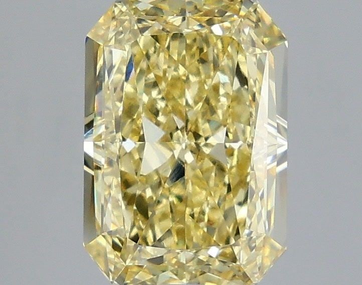 Loose Diamond - RADIANT 3.09ct Fancy Intense Yellow VVS2: Loose Diamond - RADIANT 3.09ct Fancy Intense Yellow VVS2 Source: This is a real non-mined Diamond that has been grown in a lab Shape: RADIANT Carats: 3.09 Color: Fancy Intense Yellow Certification: IG