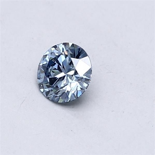Ideal Loose Diamond - ROUND 0.31ct Fancy Vivid Blue VS2: Ideal Loose Diamond - ROUND 0.31ct Fancy Vivid Blue VS2 Source: This is a real non-mined Diamond that has been grown in a lab Shape: ROUND Carats: 0.31 Color: Fancy Vivid Blue Certification: IGI Video