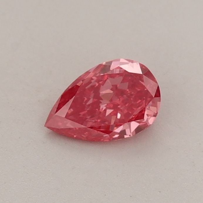 Loose Diamond - PEAR 0.33ct Fancy Vivid Pink VS1: Loose Diamond - PEAR 0.33ct Fancy Vivid Pink VS1 Source: This is a real non-mined Diamond that has been grown in a lab Shape: PEAR Carats: 0.33 Color: Fancy Vivid Pink Certification: IGI Video: