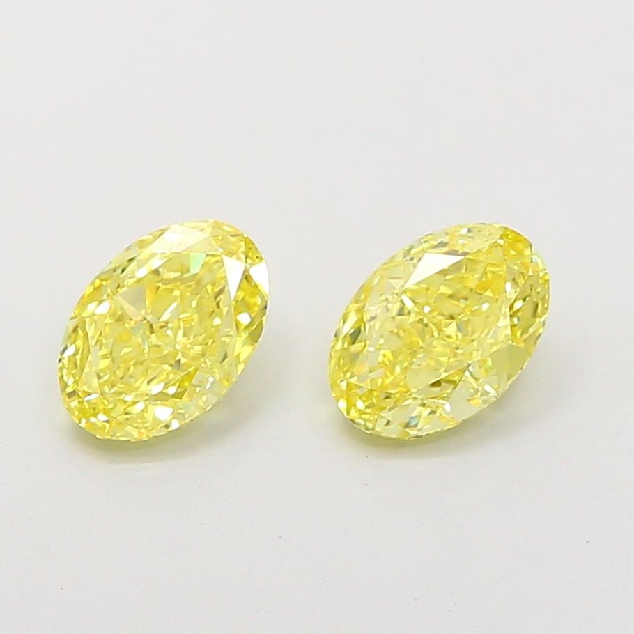 Loose Diamond - OVAL 1.0ct Fancy Intense Yellow VS1: Loose Diamond - OVAL 1.0ct Fancy Intense Yellow VS1 Source: This is a real non-mined Diamond that has been grown in a lab Shape: OVAL Carats: 1.0 Color: Fancy Intense Yellow Certification: IGI Video: