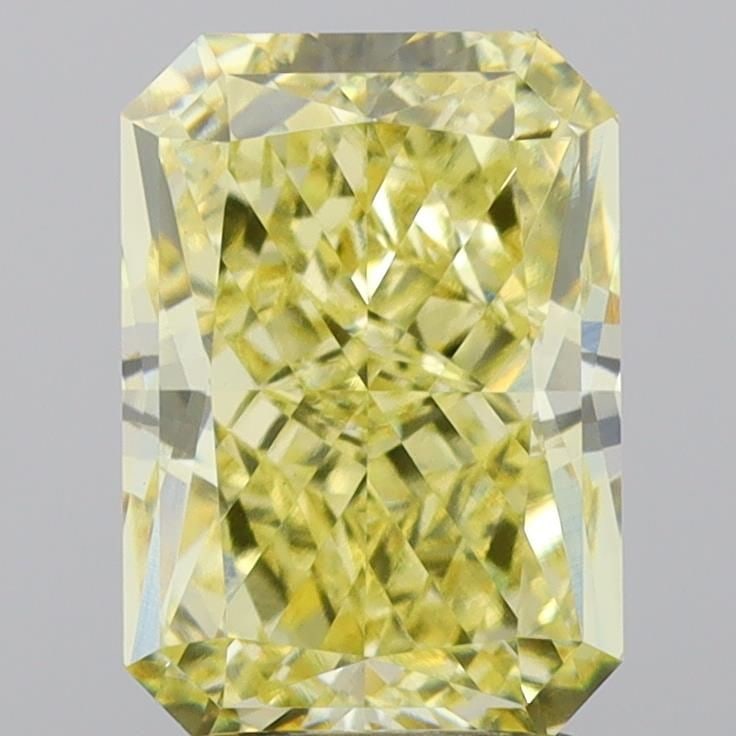 Loose Diamond - RADIANT 2.52ct Fancy Intense Yellow VS1: Loose Diamond - RADIANT 2.52ct Fancy Intense Yellow VS1 Source: This is a real non-mined Diamond that has been grown in a lab Shape: RADIANT Carats: 2.52 Color: Fancy Intense Yellow Certification: IGI