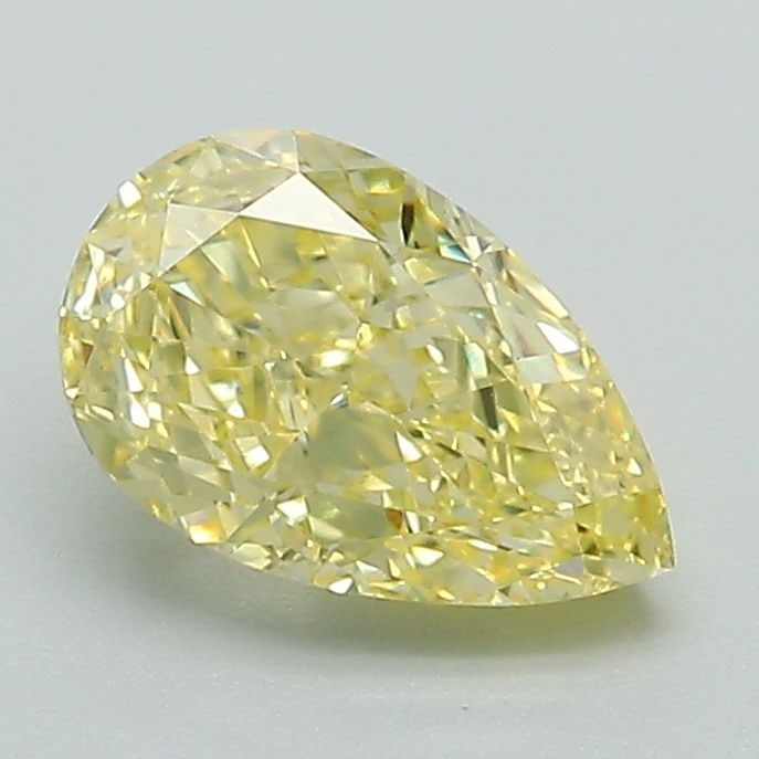 Loose Diamond - PEAR 1.21ct Fancy Intense Yellow VS1: Loose Diamond - PEAR 1.21ct Fancy Intense Yellow VS1 Source: This is a real non-mined Diamond that has been grown in a lab Shape: PEAR Carats: 1.21 Color: Fancy Intense Yellow Certification: IGI Video