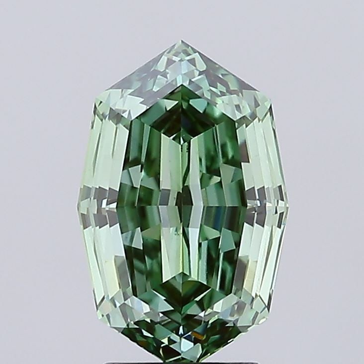 Loose Diamond - OCTAGONAL 3.06ct Fancy Vivid Green VVS2: Loose Diamond - OCTAGONAL 3.06ct Fancy Vivid Green VVS2 Source: This is a real non-mined Diamond that has been grown in a lab Shape: OCTAGONAL Carats: 3.06 Color: Fancy Vivid Green Certification: IGI 