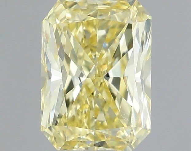 Loose Diamond - RADIANT 0.38ct Fancy Intense Yellow VS1: Loose Diamond - RADIANT 0.38ct Fancy Intense Yellow VS1 Source: This is a real non-mined Diamond that has been grown in a lab Shape: RADIANT Carats: 0.38 Color: Fancy Intense Yellow Certification: IGI