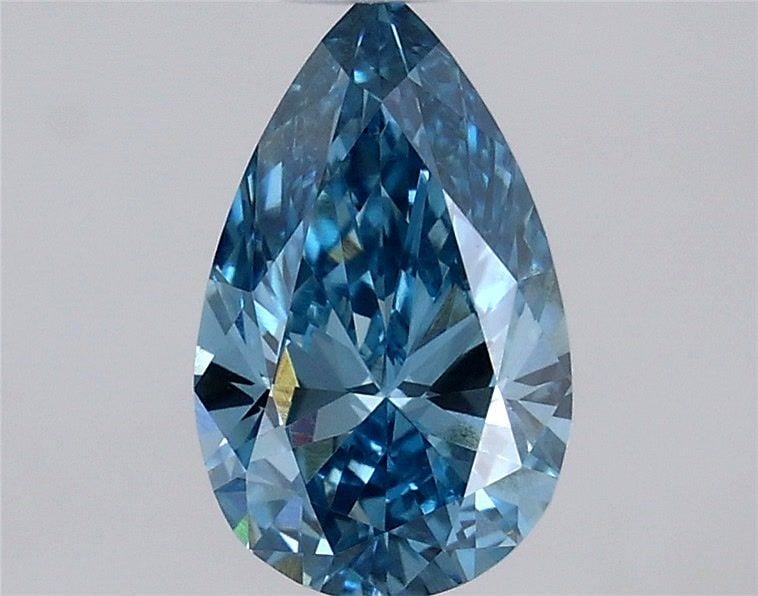 Loose Diamond - PEAR 0.76ct Fancy Vivid Blue VS2: Loose Diamond - PEAR 0.76ct Fancy Vivid Blue VS2 Source: This is a real non-mined Diamond that has been grown in a lab Shape: PEAR Carats: 0.76 Color: Fancy Vivid Blue Certification: IGI Video: