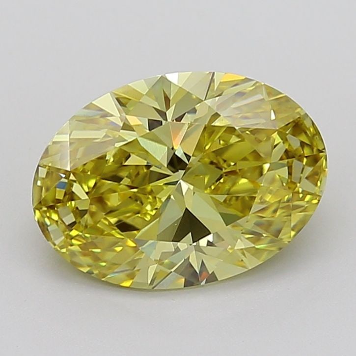 Loose Diamond - OVAL 4.01ct Fancy Vivid Yellow VS1 (1 of 1)