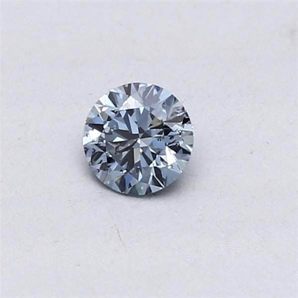 Loose Diamond - ROUND 0.3ct Fancy Vivid Blue I1 (1 of 1)