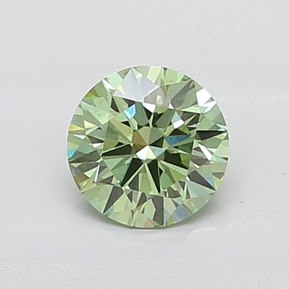 Ideal Loose Diamond - ROUND 1.04ct Fancy Vivid Green VS2: Ideal Loose Diamond - ROUND 1.04ct Fancy Vivid Green VS2 Source: This is a real non-mined Diamond that has been grown in a lab Shape: ROUND Carats: 1.04 Color: Fancy Vivid Green Certification: IGI Vid