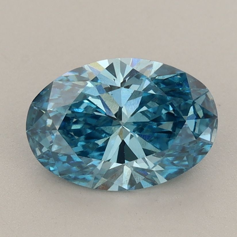Loose Diamond - OVAL 1.51ct Fancy Vivid Blue VS2: Loose Diamond - OVAL 1.51ct Fancy Vivid Blue VS2 Source: This is a real non-mined Diamond that has been grown in a lab Shape: OVAL Carats: 1.51 Color: Fancy Vivid Blue Certification: IGI Video: