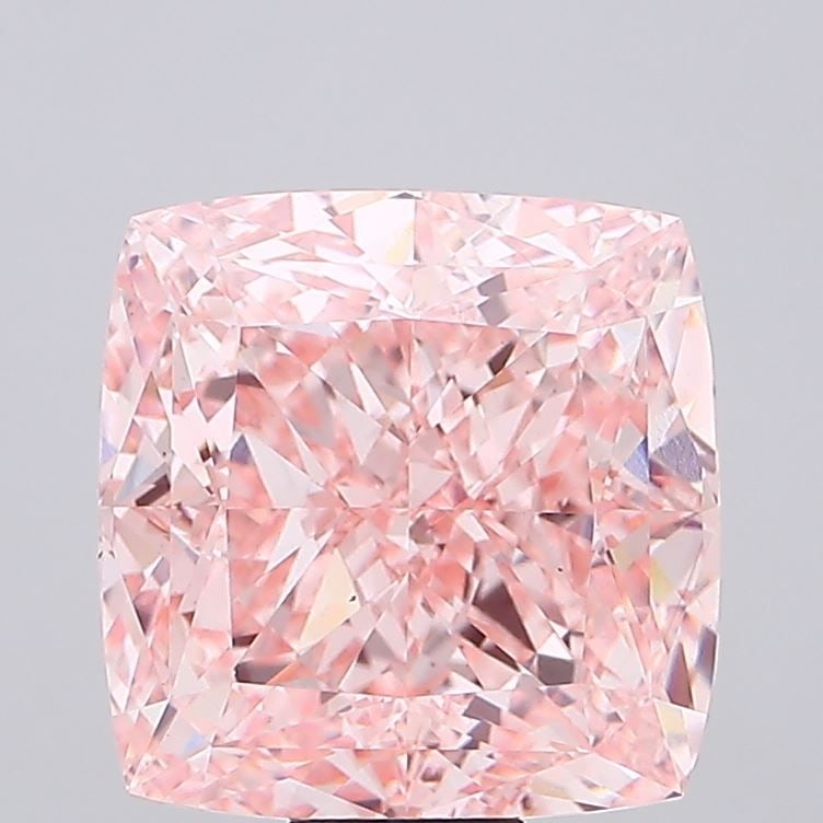 Loose Diamond - CUSHION MODIFIED 23.36ct Fancy Vivid Pink VS1: Loose Diamond - CUSHION MODIFIED 23.36ct Fancy Vivid Pink VS1 Source: This is a real non-mined Diamond that has been grown in a lab Shape: CUSHION MODIFIED Carats: 23.36 Color: Fancy Vivid Pink Certif