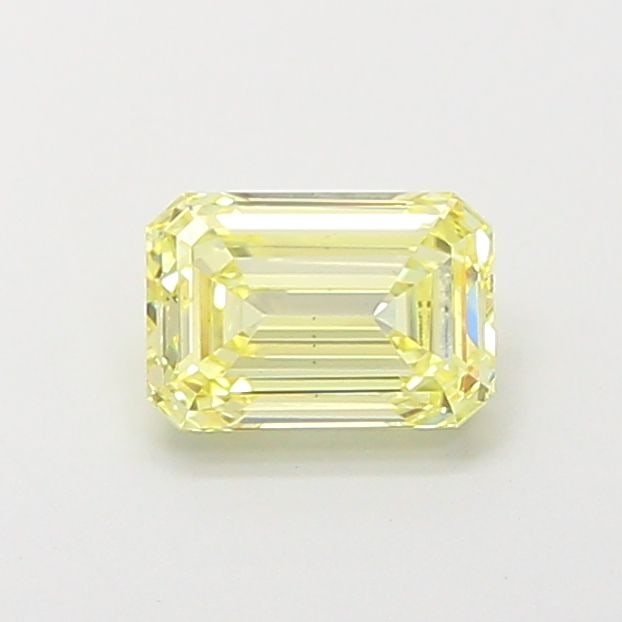 Loose Diamond - EMERALD 1.01ct Fancy Yellow VS2: Loose Diamond - EMERALD 1.01ct Fancy Yellow VS2 Source: This is a real non-mined Diamond that has been grown in a lab Shape: EMERALD Carats: 1.01 Color: Fancy Yellow Certification: IGI Video: