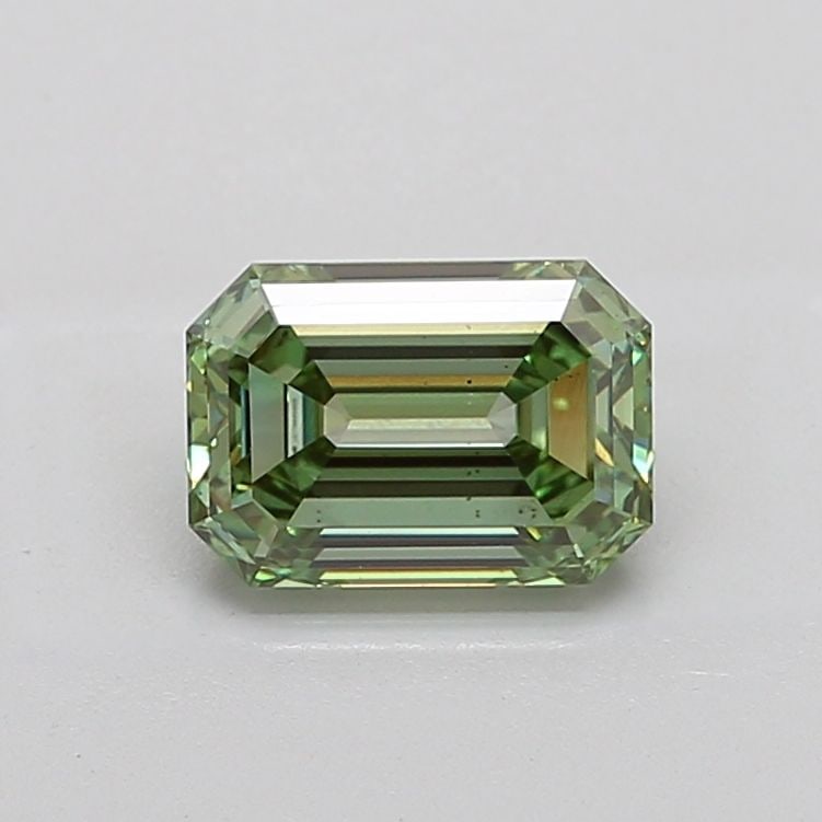 Loose Diamond - EMERALD 2.25ct Fancy Vivid Green VS2: Loose Diamond - EMERALD 2.25ct Fancy Vivid Green VS2 Source: This is a real non-mined Diamond that has been grown in a lab Shape: EMERALD Carats: 2.25 Color: Fancy Vivid Green Certification: IGI Video