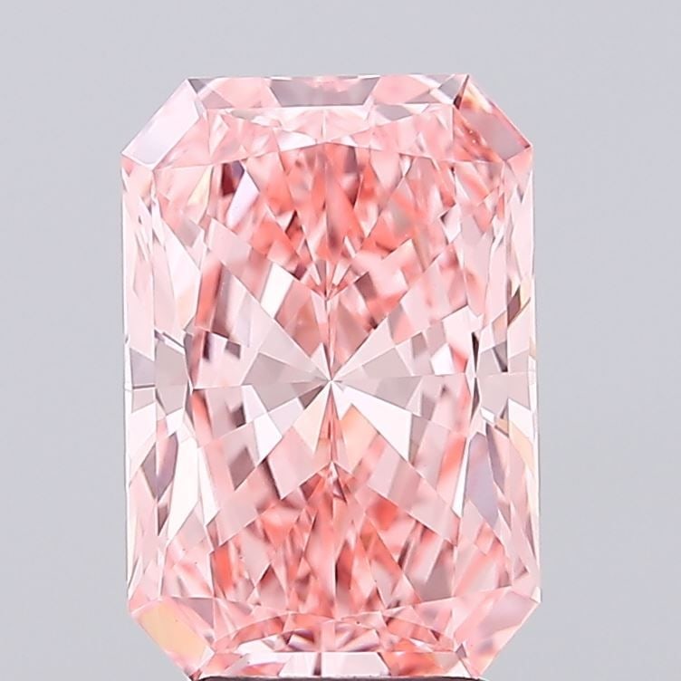 Loose Diamond - RADIANT 3.05ct Fancy Vivid Pink VS1 (1 of 1)
