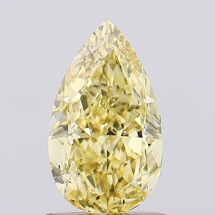 Loose Diamond - PEAR 1.02ct Fancy Intense Yellow SI1: Loose Diamond - PEAR 1.02ct Fancy Intense Yellow SI1 Source: This is a real non-mined Diamond that has been grown in a lab Shape: PEAR Carats: 1.02 Color: Fancy Intense Yellow Certification: IGI Video