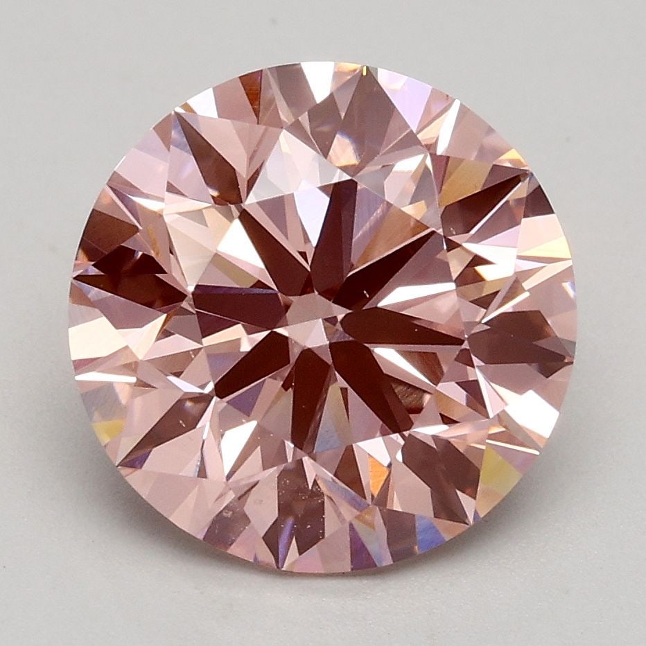 Ideal Loose Diamond - ROUND 2.65ct Fancy Intense Pink VS2: Ideal Loose Diamond - ROUND 2.65ct Fancy Intense Pink VS2 Source: This is a real non-mined Diamond that has been grown in a lab Shape: ROUND Carats: 2.65 Color: Fancy Intense Pink Certification: IGI V
