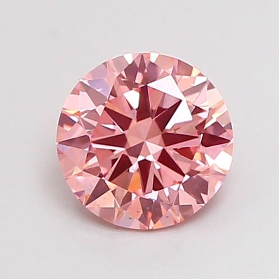 Loose Diamond - ROUND 0.81ct Fancy Vivid Pink VS2: Loose Diamond - ROUND 0.81ct Fancy Vivid Pink VS2 Source: This is a real non-mined Diamond that has been grown in a lab Shape: ROUND Carats: 0.81 Color: Fancy Vivid Pink Certification: IGI Video: