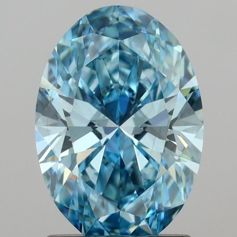 Loose Diamond - OVAL 1.37ct Fancy Vivid Blue VS1: Loose Diamond - OVAL 1.37ct Fancy Vivid Blue VS1 Source: This is a real non-mined Diamond that has been grown in a lab Shape: OVAL Carats: 1.37 Color: Fancy Vivid Blue Certification: IGI Video: