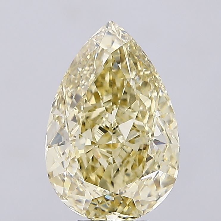 Loose Diamond - PEAR 7.07ct Fancy Yellow VS1: Loose Diamond - PEAR 7.07ct Fancy Yellow VS1 Source: This is a real non-mined Diamond that has been grown in a lab Shape: PEAR Carats: 7.07 Color: Fancy Yellow Certification: IGI Video: