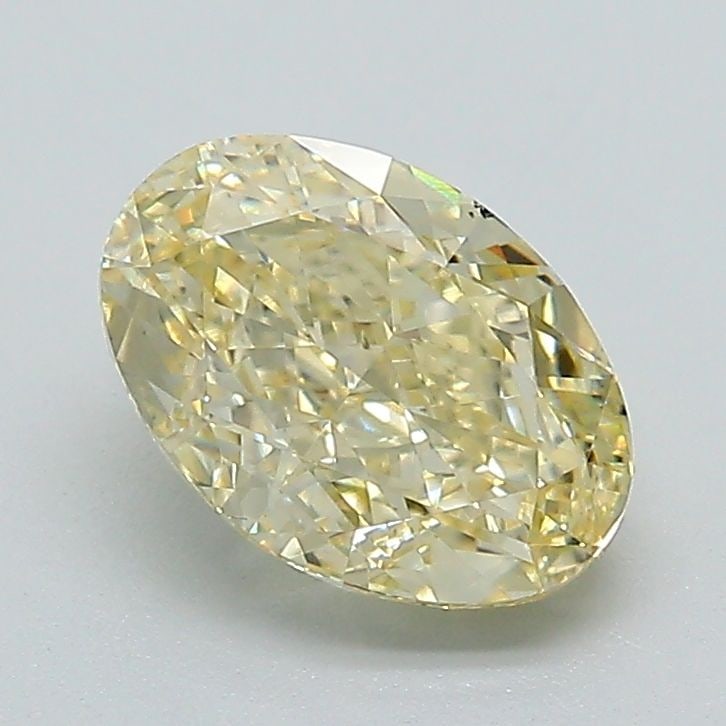 Loose Diamond - OVAL 1.54ct Fancy Yellow VS1: Loose Diamond - OVAL 1.54ct Fancy Yellow VS1 Source: This is a real non-mined Diamond that has been grown in a lab Shape: OVAL Carats: 1.54 Color: Fancy Yellow Certification: IGI Video: