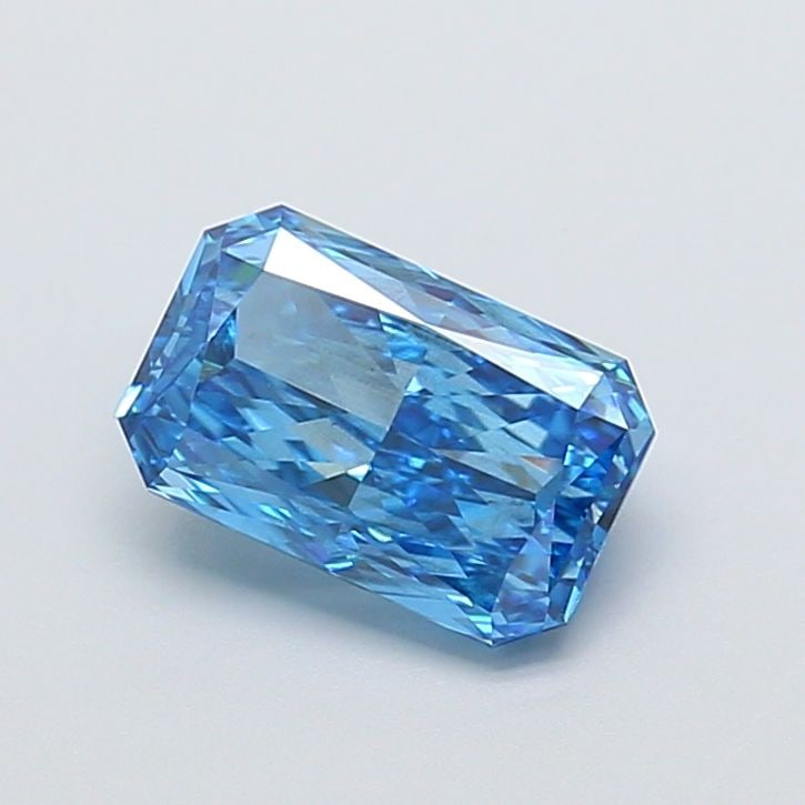 Loose Diamond - RADIANT 2.09ct Fancy Vivid Blue SI1: Loose Diamond - RADIANT 2.09ct Fancy Vivid Blue SI1 Source: This is a real non-mined Diamond that has been grown in a lab Shape: RADIANT Carats: 2.09 Color: Fancy Vivid Blue Certification: IGI Video: