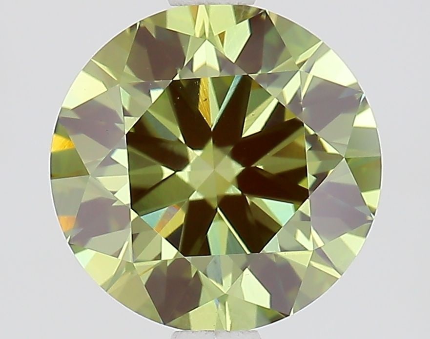 Ideal Loose Diamond - ROUND 2.02ct Fancy Vivid Green VS1: Ideal Loose Diamond - ROUND 2.02ct Fancy Vivid Green VS1 Source: This is a real non-mined Diamond that has been grown in a lab Shape: ROUND Carats: 2.02 Color: Fancy Vivid Green Certification: IGI Vid