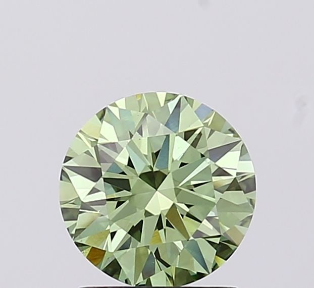 Ideal Loose Diamond - ROUND 1.14ct Fancy Vivid Green VS1 (1 of 1)