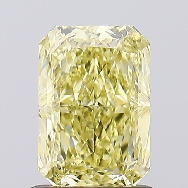 Loose Diamond - RADIANT 1.16ct Fancy Intense Yellow VS1: Loose Diamond - RADIANT 1.16ct Fancy Intense Yellow VS1 Source: This is a real non-mined Diamond that has been grown in a lab Shape: RADIANT Carats: 1.16 Color: Fancy Intense Yellow Certification: IGI