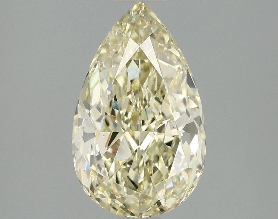 Loose Diamond - PEAR 2.03ct Fancy Intense Yellow VS1: Loose Diamond - PEAR 2.03ct Fancy Intense Yellow VS1 Source: This is a real non-mined Diamond that has been grown in a lab Shape: PEAR Carats: 2.03 Color: Fancy Intense Yellow Certification: IGI Video