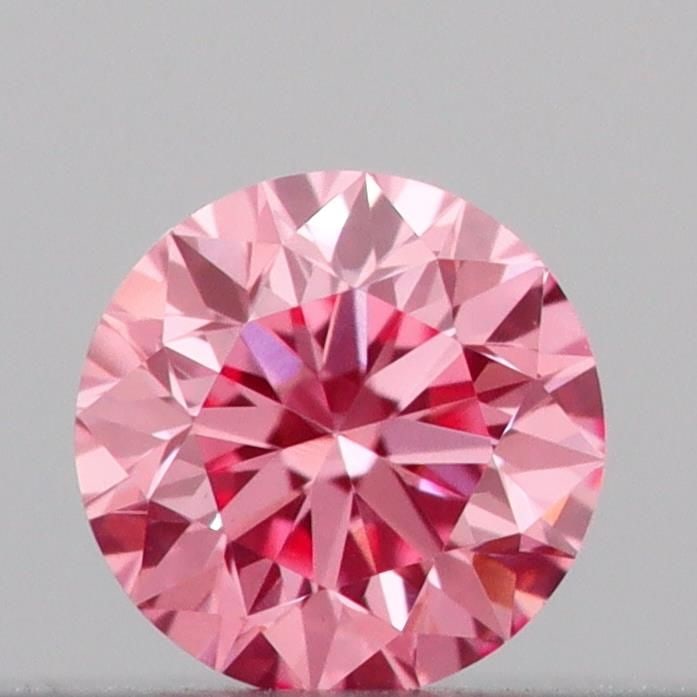 Loose Diamond - ROUND 0.11ct Fancy Vivid Pink VVS2: Loose Diamond - ROUND 0.11ct Fancy Vivid Pink VVS2 Source: This is a real non-mined Diamond that has been grown in a lab Shape: ROUND Carats: 0.11 Color: Fancy Vivid Pink Certification: IGI Video: