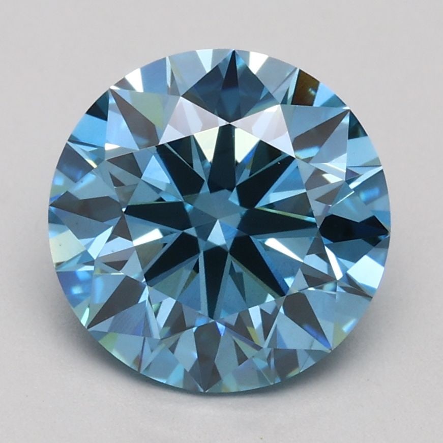 Loose Diamond - ROUND 2.02ct Fancy Vivid Blue VS2 (1 of 1)