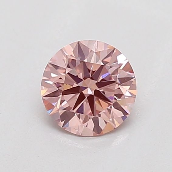 Loose Diamond - ROUND 0.53ct Fancy Vivid Pink VS2 (1 of 1)