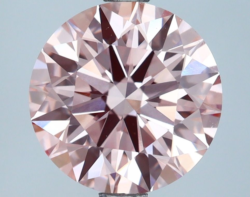 Ideal Loose Diamond - ROUND 2.6ct Fancy Intense Pink VVS2 (1 of 1)