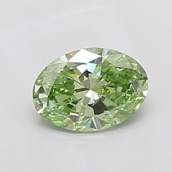 Loose Diamond - OVAL 1.01ct Fancy Vivid Green VS1: Loose Diamond - OVAL 1.01ct Fancy Vivid Green VS1 Source: This is a real non-mined Diamond that has been grown in a lab Shape: OVAL Carats: 1.01 Color: Fancy Vivid Green Certification: IGI Video: