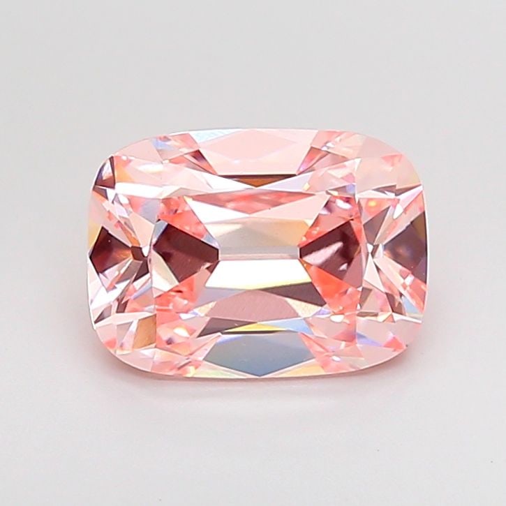 Loose Diamond - CUSHION BRILLIANT 3.08ct Fancy Intense Pink VS1: Loose Diamond - CUSHION BRILLIANT 3.08ct Fancy Intense Pink VS1 Source: This is a real non-mined Diamond that has been grown in a lab Shape: CUSHION BRILLIANT Carats: 3.08 Color: Fancy Intense Pink Ce