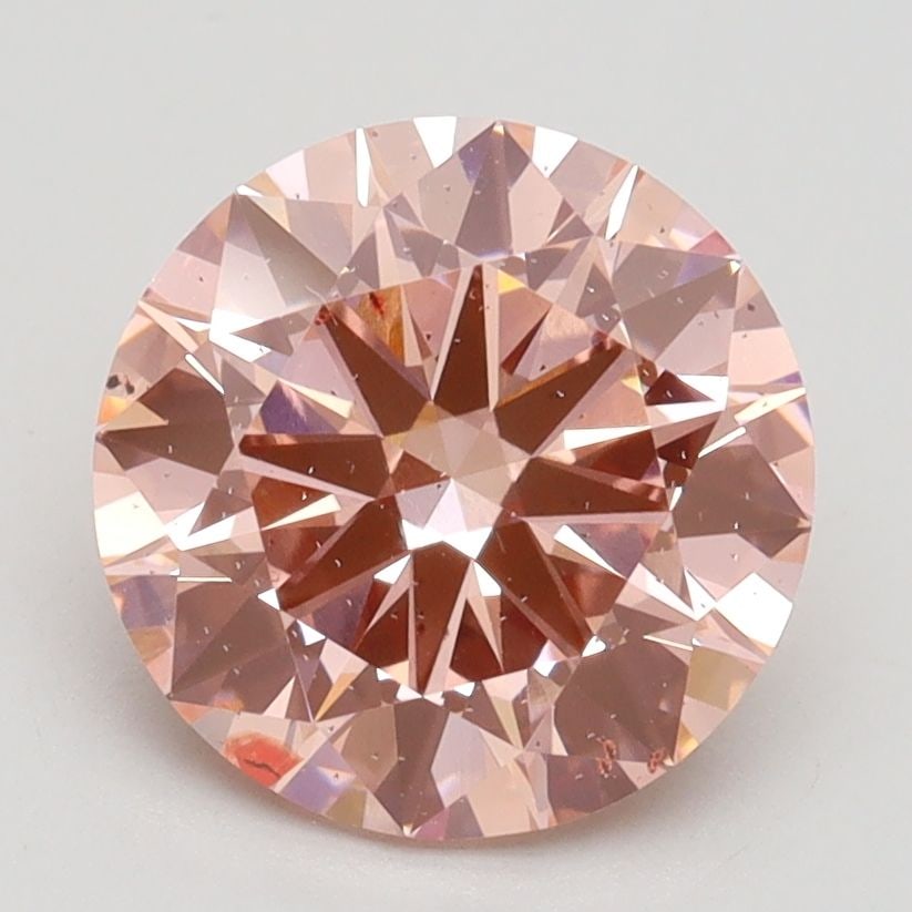 Loose Diamond - ROUND 2.4ct Fancy Intense Pink SI1 (1 of 1)