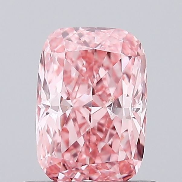 Loose Diamond - CUSHION BRILLIANT 0.68ct Fancy Vivid Pink SI1: Loose Diamond - CUSHION BRILLIANT 0.68ct Fancy Vivid Pink SI1 Source: This is a real non-mined Diamond that has been grown in a lab Shape: CUSHION BRILLIANT Carats: 0.68 Color: Fancy Vivid Pink Certif