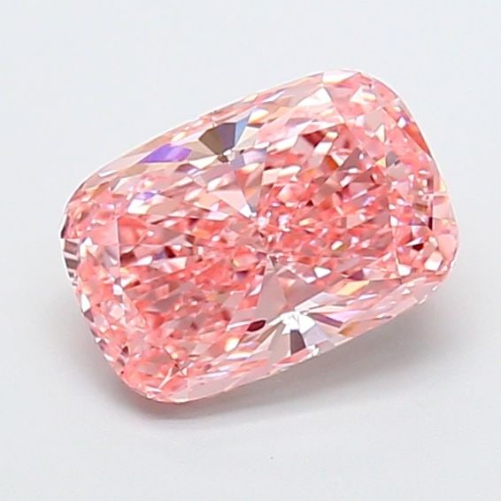 Loose Diamond - CUSHION MODIFIED 2.35ct Fancy Vivid Pink VVS2: Loose Diamond - CUSHION MODIFIED 2.35ct Fancy Vivid Pink VVS2 Source: This is a real non-mined Diamond that has been grown in a lab Shape: CUSHION MODIFIED Carats: 2.35 Color: Fancy Vivid Pink Certifi