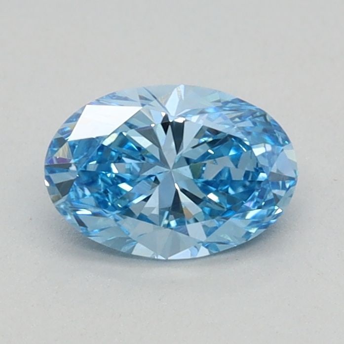 Loose Diamond - OVAL 0.44ct Fancy Vivid Blue VS1: Loose Diamond - OVAL 0.44ct Fancy Vivid Blue VS1 Source: This is a real non-mined Diamond that has been grown in a lab Shape: OVAL Carats: 0.44 Color: Fancy Vivid Blue Certification: IGI Video: