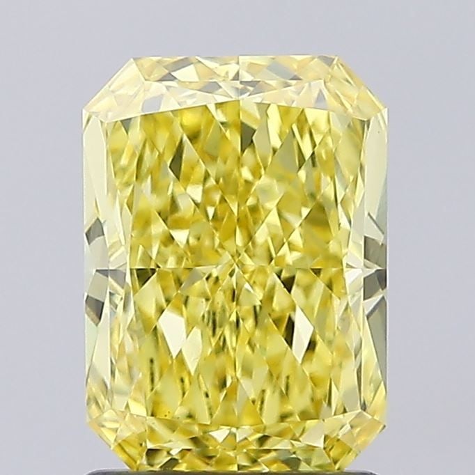 Loose Diamond - RADIANT 1.6ct Fancy Vivid Yellow VVS2: Loose Diamond - RADIANT 1.6ct Fancy Vivid Yellow VVS2 Source: This is a real non-mined Diamond that has been grown in a lab Shape: RADIANT Carats: 1.6 Color: Fancy Vivid Yellow Certification: IGI Vide
