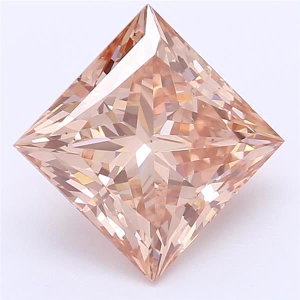 Loose Diamond - PRINCESS 1.02ct Fancy Brownish Orangey Pink SI1: Loose Diamond - PRINCESS 1.02ct Fancy Brownish Orangey Pink SI1 Source: This is a real non-mined Diamond that has been grown in a lab Shape: PRINCESS Carats: 1.02 Color: Fancy Brownish Orangey Pink
