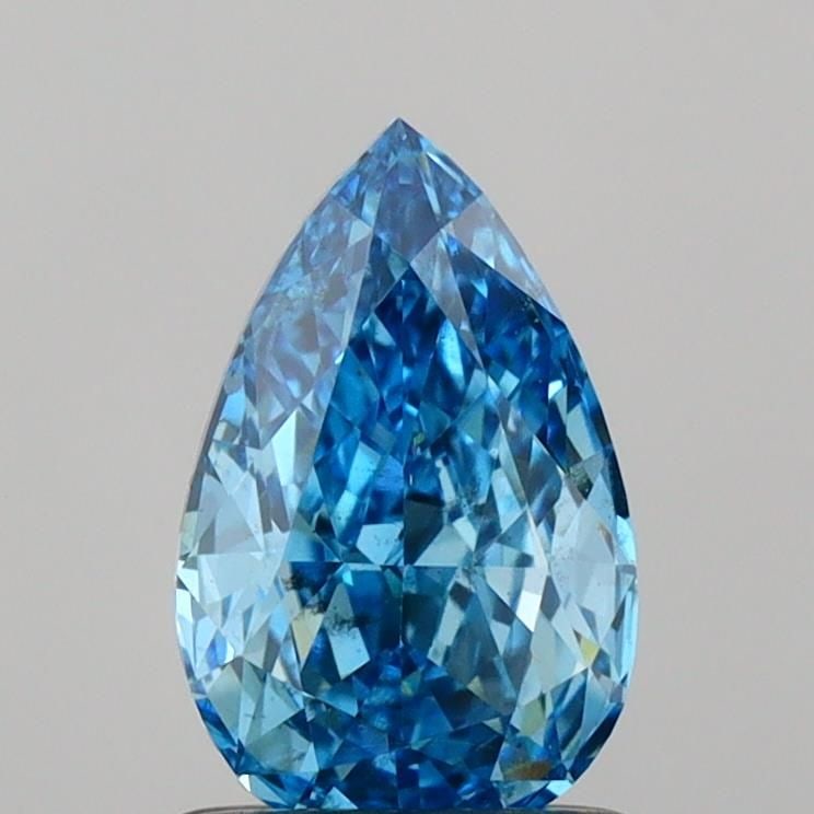 Loose Diamond - PEAR 1.03ct Fancy Vivid Blue SI1: Loose Diamond - PEAR 1.03ct Fancy Vivid Blue SI1 Source: This is a real non-mined Diamond that has been grown in a lab Shape: PEAR Carats: 1.03 Color: Fancy Vivid Blue Certification: IGI Video: Video